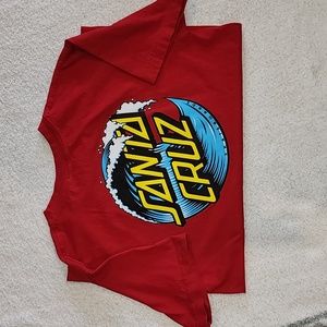 Santa Cruz Red Logo tee shirt